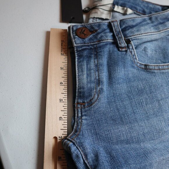 New One Teaspoon Freebirds II Low Rise Skinny Jean in Blue Cash Size 24 - Picture 11 of 14
